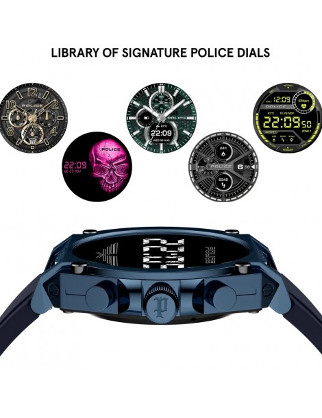 reloj smartwach Police azul esferas