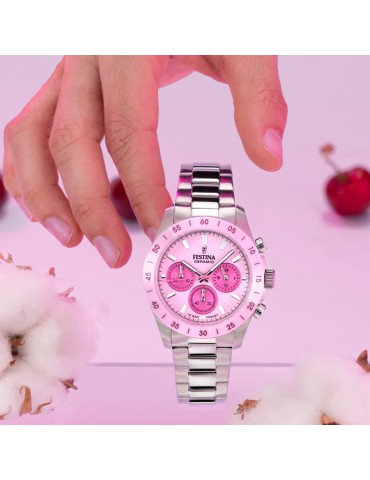 reloj rosa mujer festina f20693