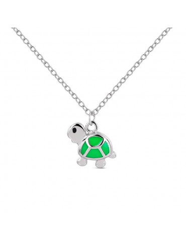 collar tortuga niña promojoya plata