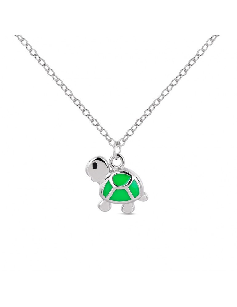 collar tortuga niña promojoya plata