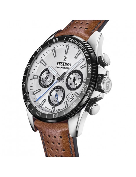 reloj festina hombre correa marrón f20561