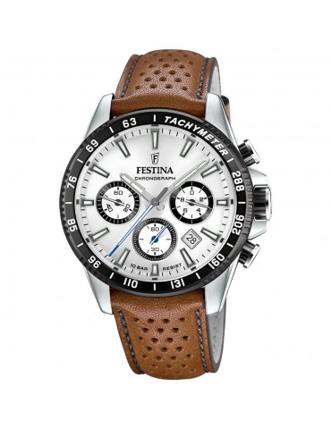 reloj festina hombre crono correa