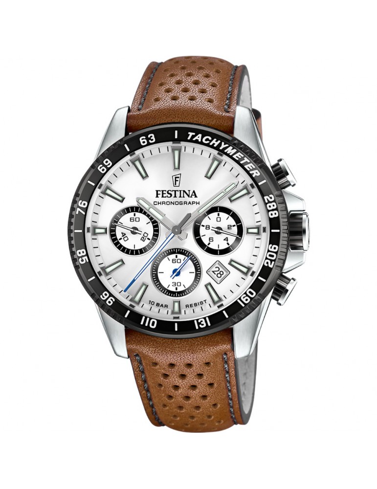 reloj festina hombre crono correa