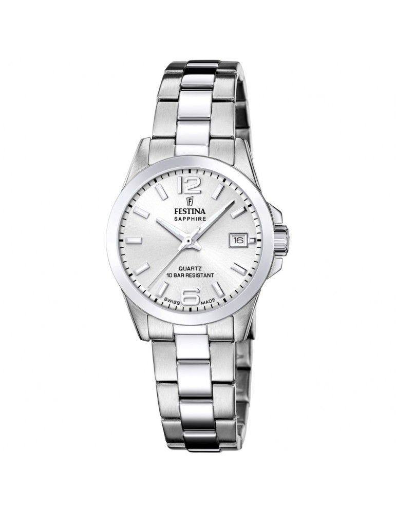 reloj swiss made mujer acero f20049/1