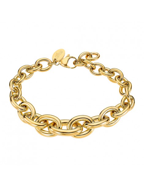 pulsera eslabones acero dorado lotus ls2336