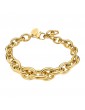 pulsera eslabones acero dorado lotus ls2336