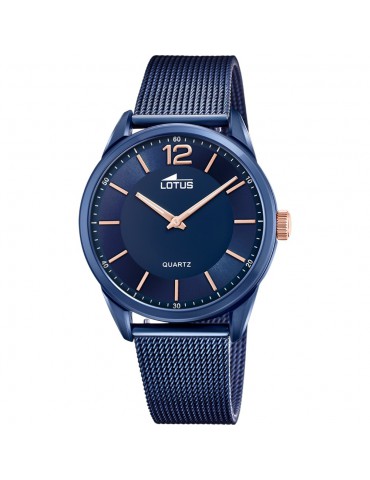 reloj lotus azul hombre