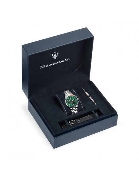 reloj maserati hombre R8873624002 sorpasso verde pack especial