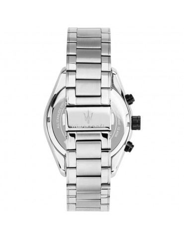 reloj maserti hombre brazalete acero doble pulsador cierre