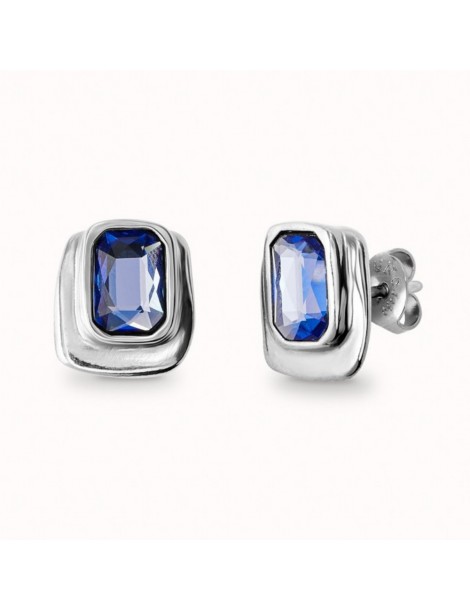 PENDIENTES UNO DE 50 CRISTAL AZUL