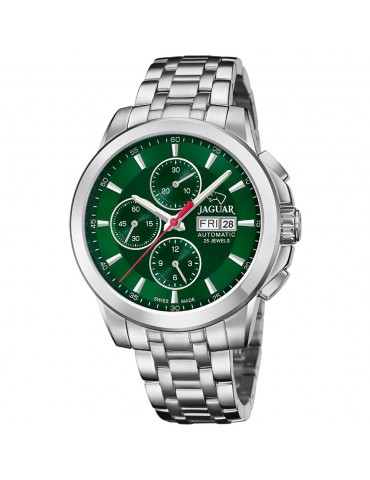 reloj jaguar swiss made automático verde