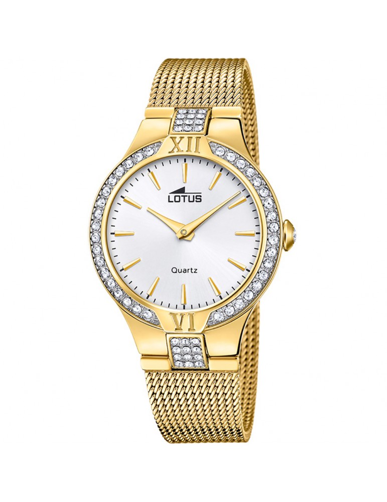 reloj mujer elegante dorado lotus 18895/a