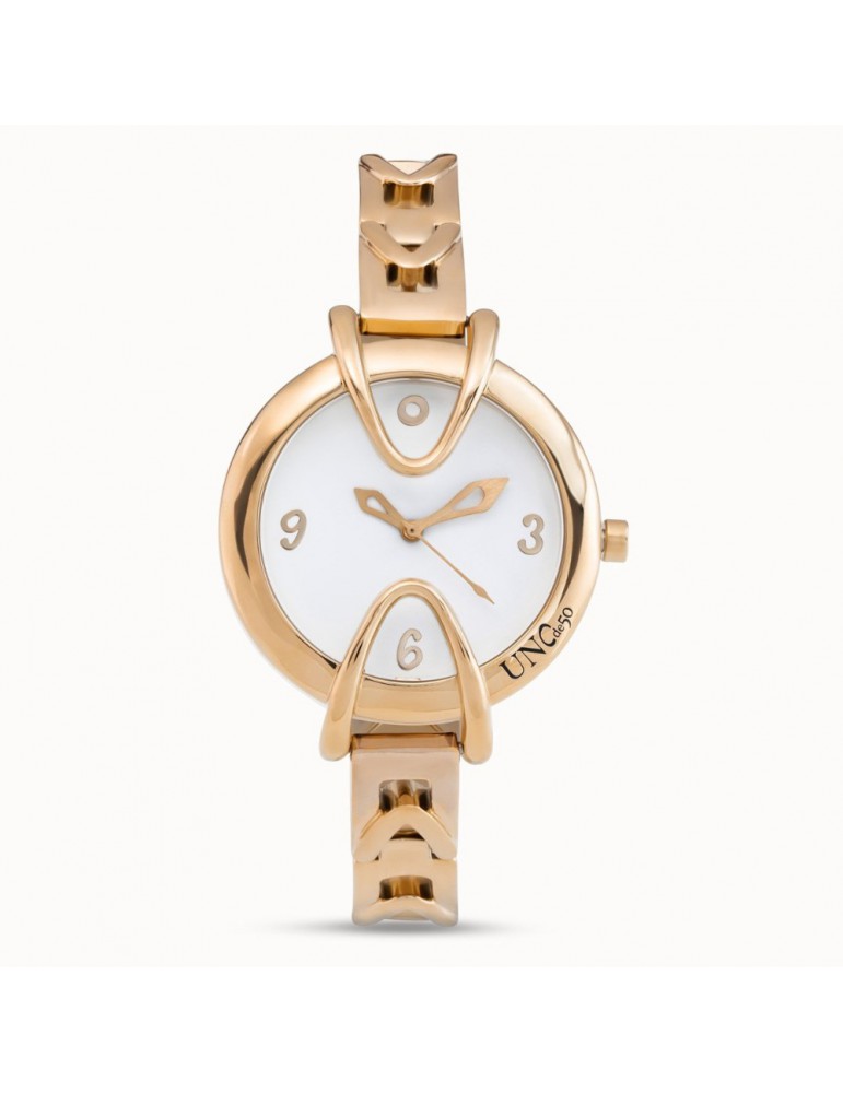 reloj uno de 50 dorado