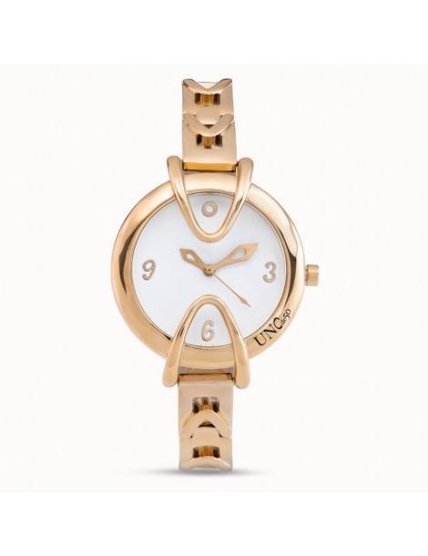 reloj uno de 50 dorado