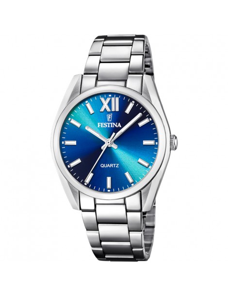 reloj festina azul mujer