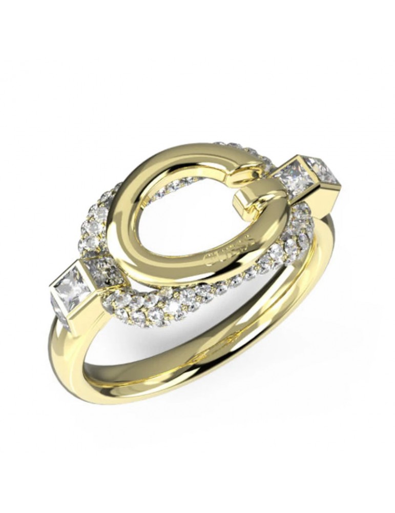 anillo guess dorado mujer