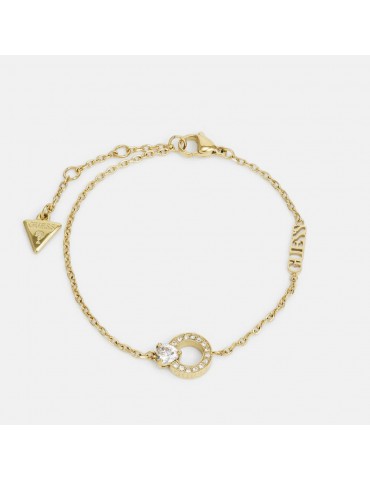 pulsera guess dorada mujer