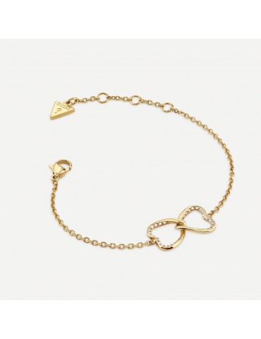 pulsera mujer corazones guess