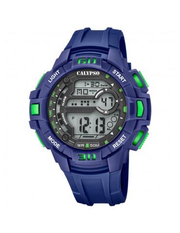 reloj digital calypso hombre azul k5836