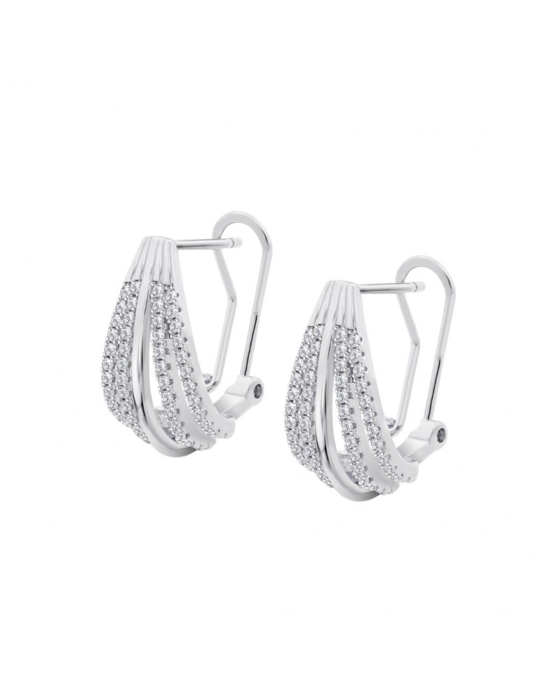 pendientes mujer plata lotus