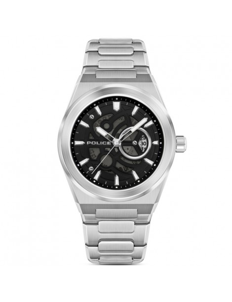 reloj police acero ofset hombre