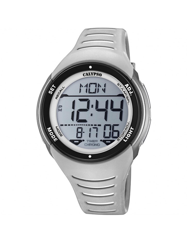 reloj digital grande hombre calypso