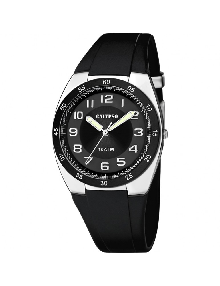 reloj calypso agujas negro