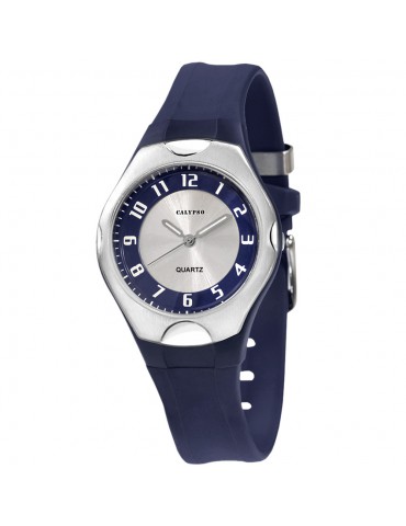 reloj calypso agujas azul