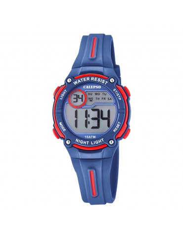 reloj digital niño azul y rojo k6068