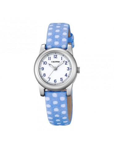 reloj topitos blancos niña