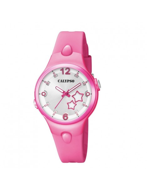 reloj calypso rosa niña con luz