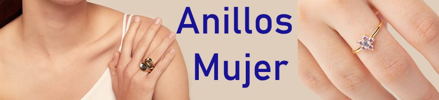 Anillos de MUJER - Oro, plata, acero 